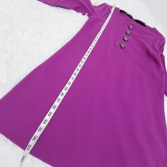 TIBI New York Purple Shift Dress - Picture 9 of 13